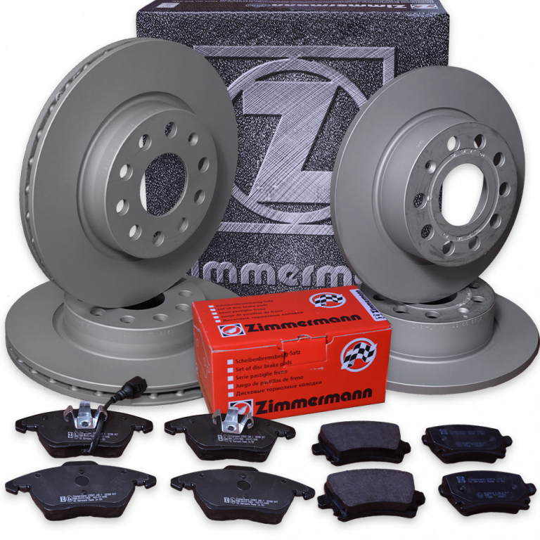 Brzdná sada ZIMMERMANN predná + zadná VW Touran 2,0 TDI 16V